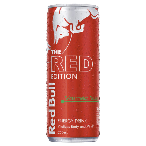 Red Bull Energy Drink, Red Edition, Watermelon Flavour, 250ml (12 pack)  Visit the Red Bull Store
