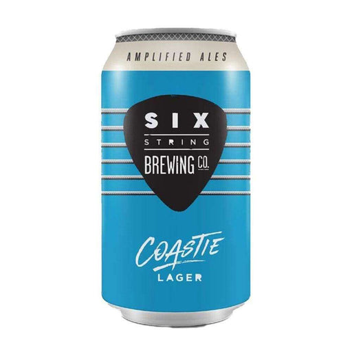 Six String Brewing Coastie Pale Lager Cans 375ml Beer Six String Brewing