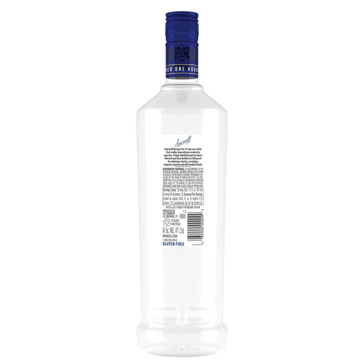 Smirnoff Blue Label 100 Proof Export Strength Russian Vodka 1L  Smirnoff