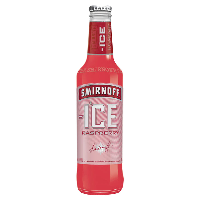 Smirnoff Red Ice Raspberry Flavored Vodka 300 ml (4 x Pack of 6)  Smirnoff