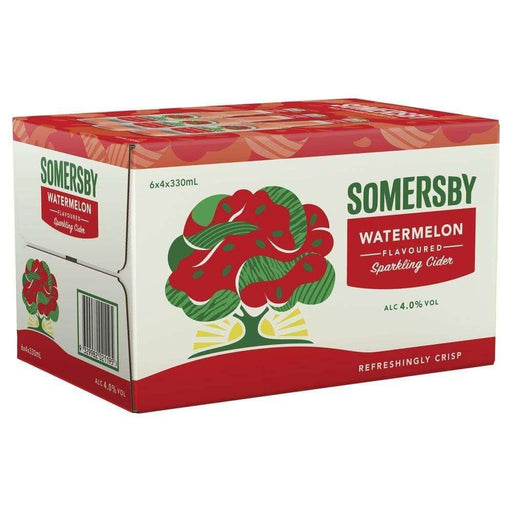 Somersby Watermelon Flavoured Cider 330ml Bottles Cider Carlton United Breweries