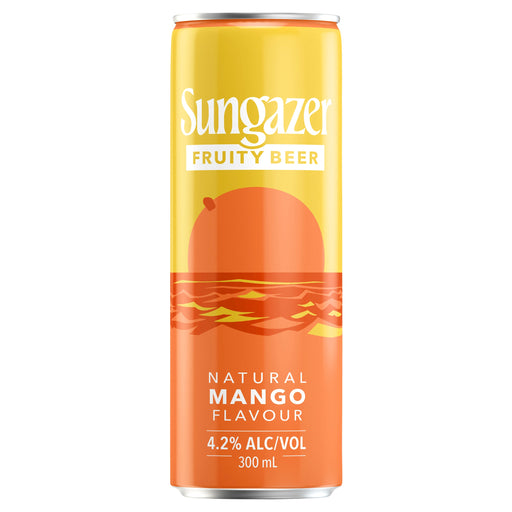 Sungazer Fruity Beer Mango 16 x  Cans Beer Sungazer Fruity Beer