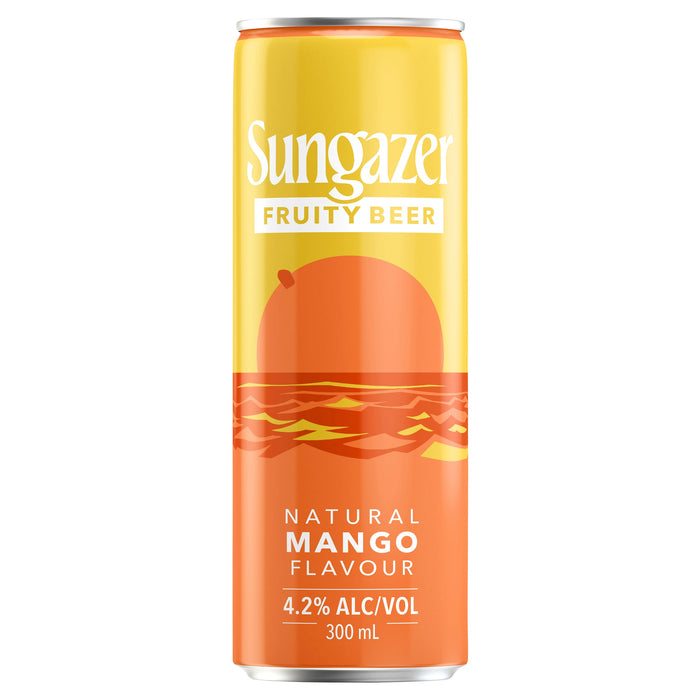 Sungazer Fruity Beer Mango 16 x  Cans Beer Sungazer Fruity Beer