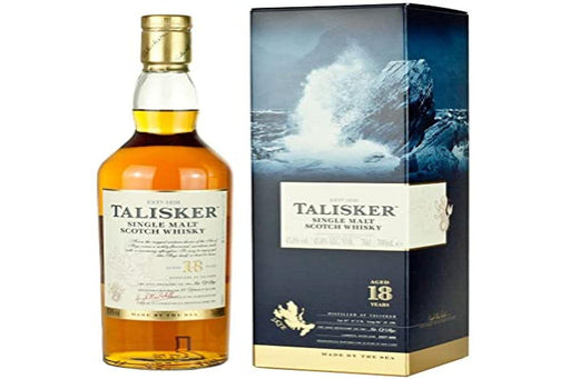 Talisker 18 Year Old Single Malt Scotch Whisky 700ml  Talisker
