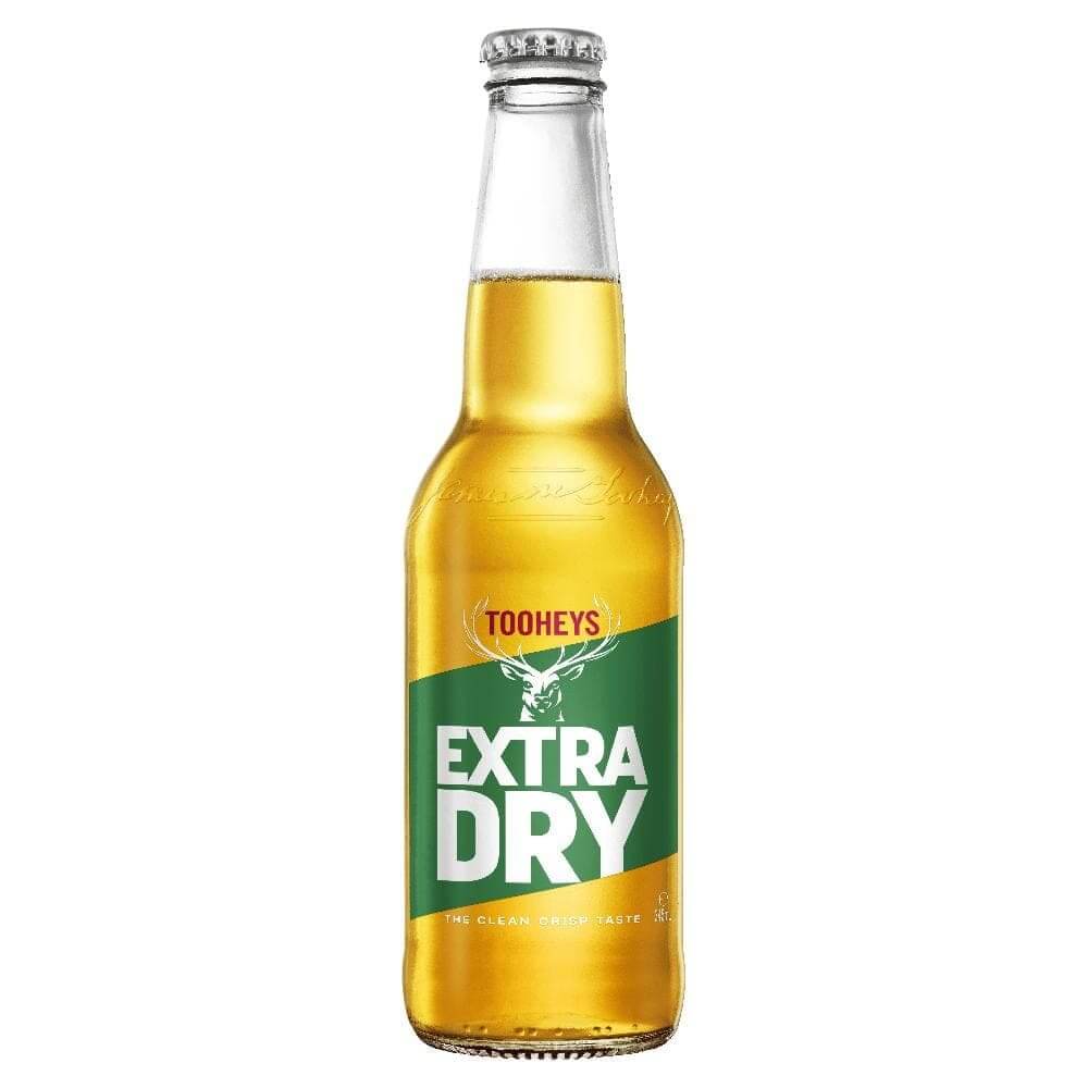 Tooheys Extra Dry Beer 345ml