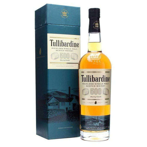 Tullibardine Highland Single Malt Scotch Whisky 500 Sherry Finish 700ml Scotch/Malt Whiskey Gateway