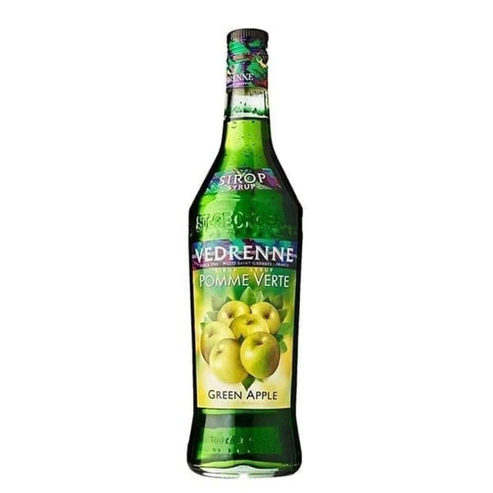 Vedrenne Green Apple Syrup Liqueur 1L Syrup Gateway