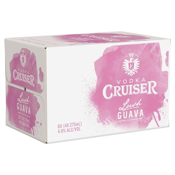 Vodka Cruiser Lush Guava 275ml Spirits Carlton United Breweries