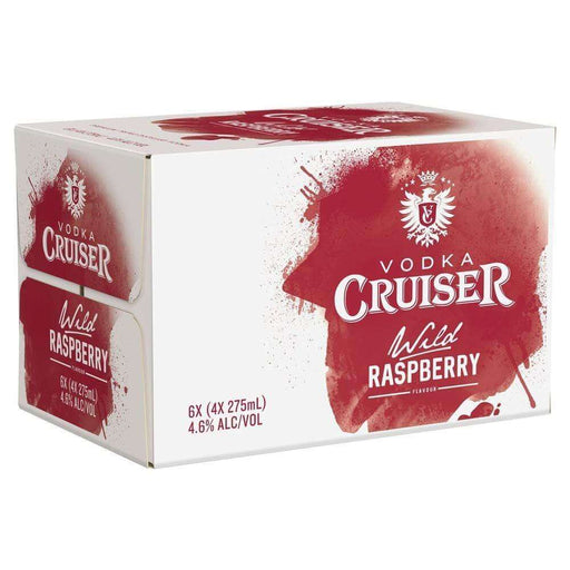 Vodka Cruiser Wild Raspberry 275ml Premix Carlton United Breweries