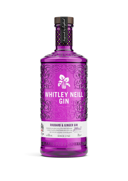 Whitley Neill Rhubarb and Ginger Gin, 700 ml  Whitley Neill