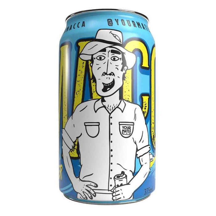 Your Mates Brewing Co Macca Lager 375mL Beer Your Mates Brewing