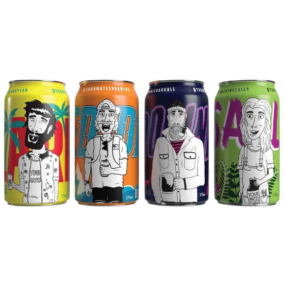 Your Mates Brewing Co Mates Range Mixed Pack 375mL