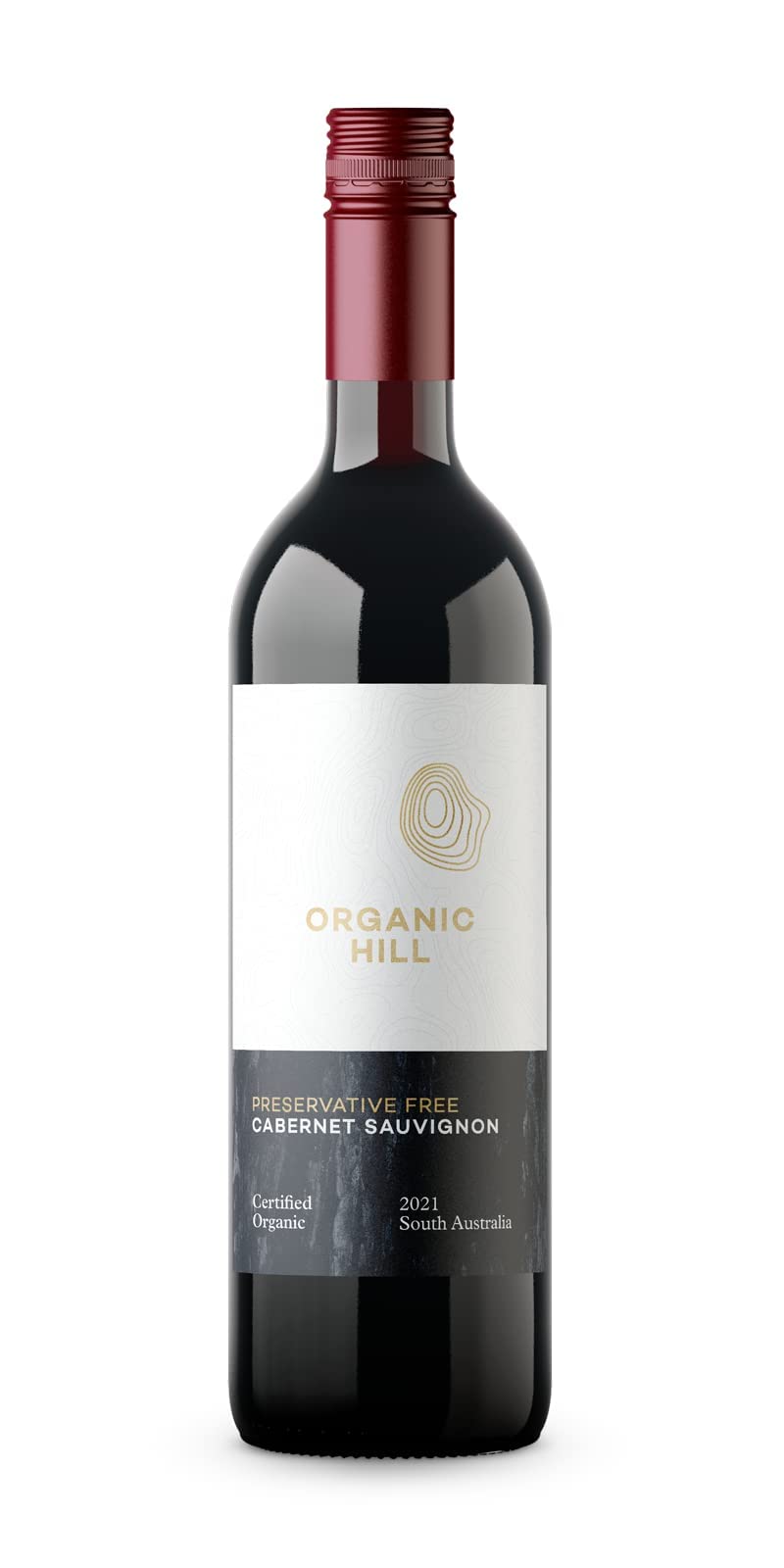 Organic Hill Preservative Free South Australian Cabernet Sauvignon 2021-1x 750ml -