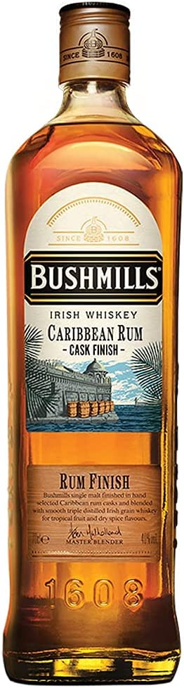Bushmills Caribbean Rum Cask Finish Blended Irish Whiskey 700ml  Bushmills