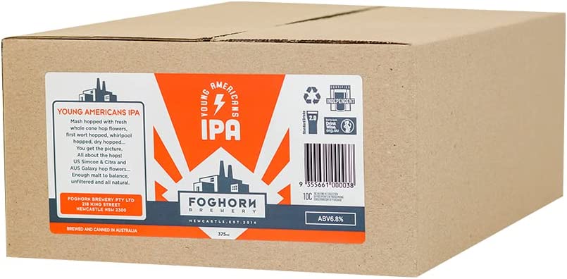 Foghorn Brewery Young Americans IPA Can 375 ml (Pack of 24)  Foghorn Brewery