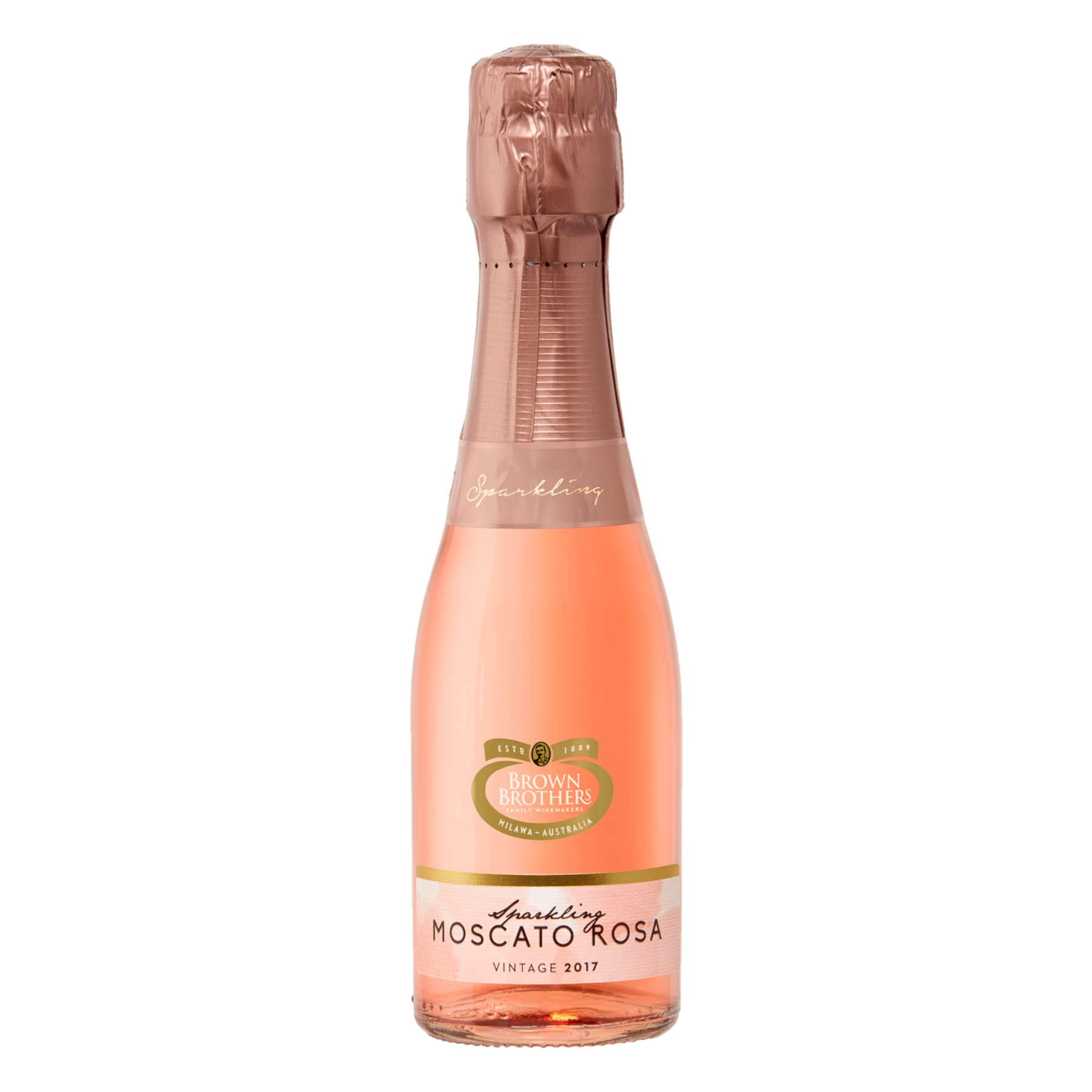 Brown Brothers Sparkling Moscato Rosa Piccolo Case Party Size - 24 Bottles