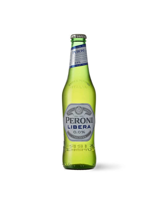 Peroni Libera, Zero Alcohol Beer, Pale Golden Crisp Beer, Citrus and Hoppy Fruit Notes, 0% ABV, 330mL (Case of 24 Bottles)  Visit the Peroni Store