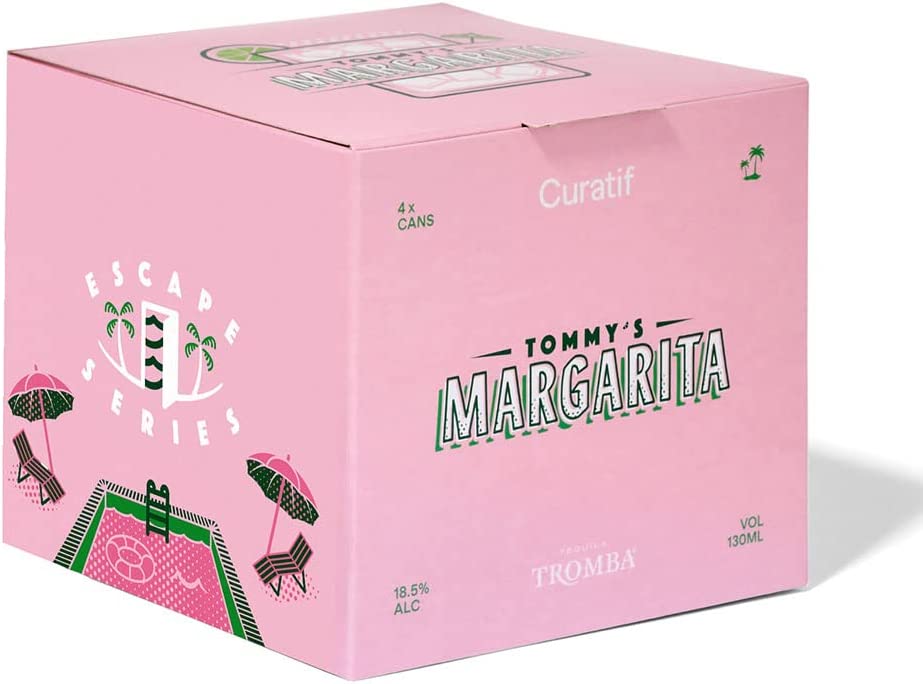 Curatif Tromba Tommy's Margarita 130ml - 4 pack  Visit the CURATIF Store