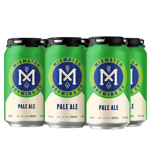 Mismatch Brewing Co Pale Ale Beer Can 375 ml (Pack of 24)  Mismatch Brewing Co