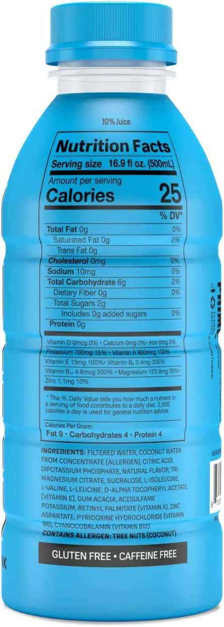 Prime Hydration Energy Drink by Logan Paul & KSI Blue Raspberry - 500ml  World Food Shop