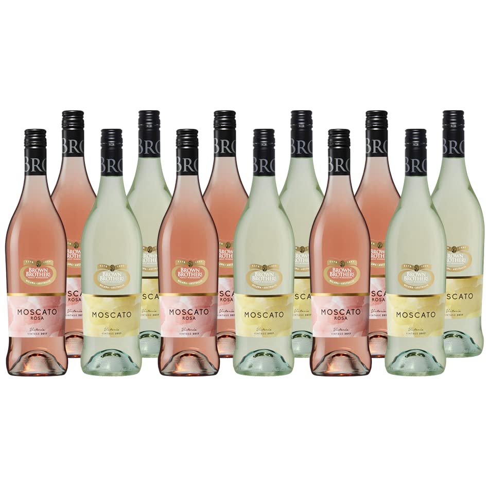 Brown Brothers Moscato and Rosa Case Dozen ''Australia's favourite Moscatos'' - 12 Bottles