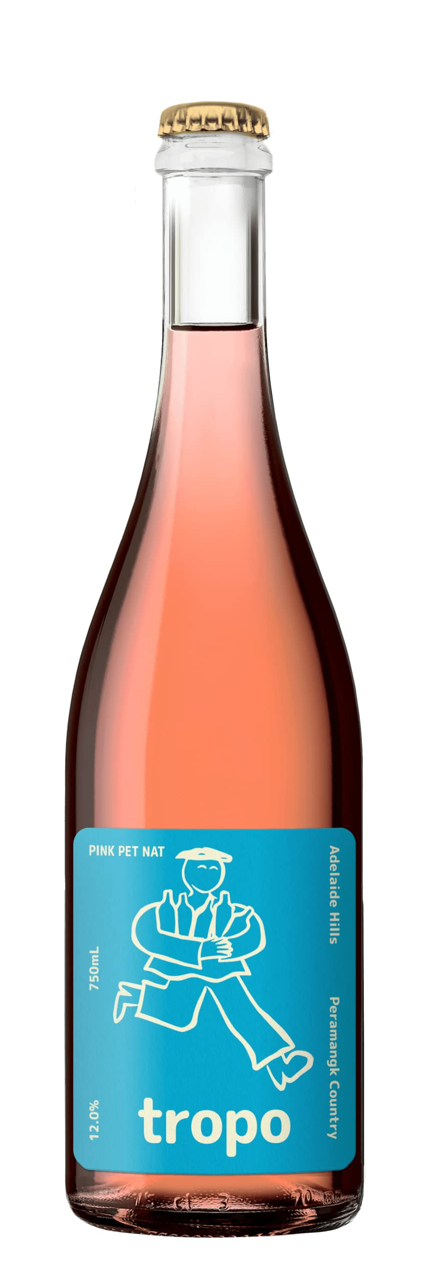 Tropo - Pink Pet Nat Sparkling Rose Wine 750 ml