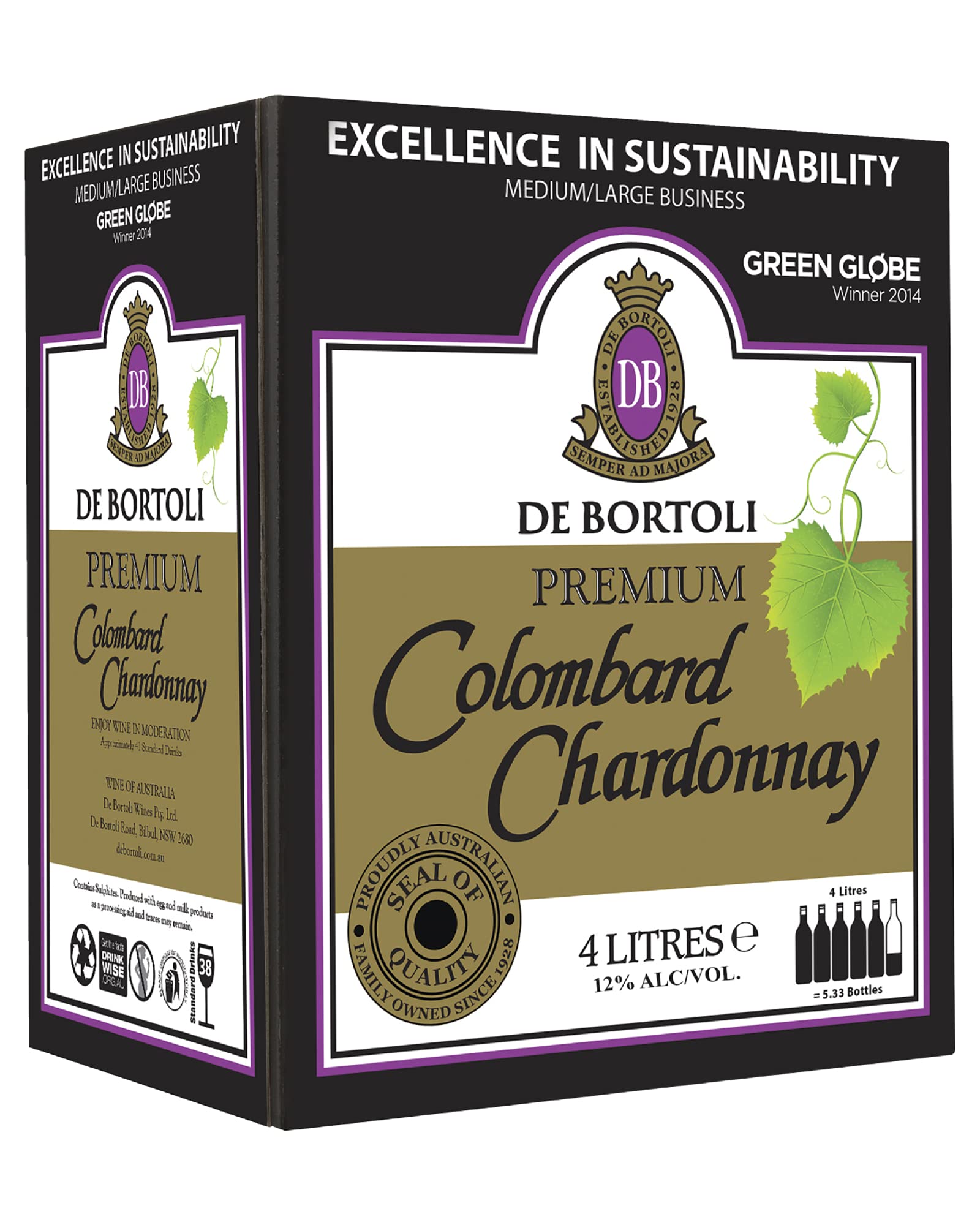 De Bortoli Premium Colombard Chardonnay 4L Cask