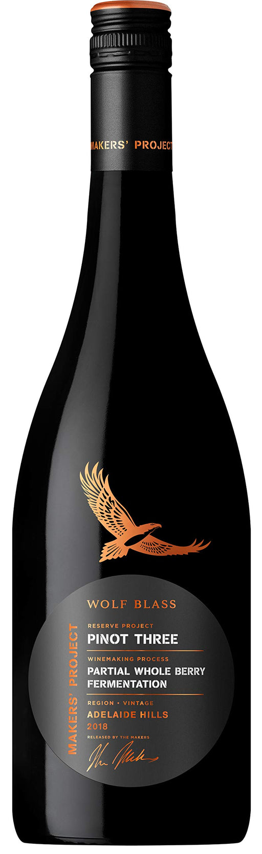 Wolf Blass Makers Project Reserve Pinot Noir Red Wine 750 ml (Case of 6)  Wolf Blass