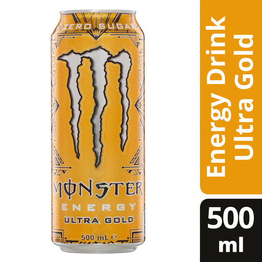 Monster Energy Drink Ultra Gold Cans 24 x 500mL  Visit the Monster Store